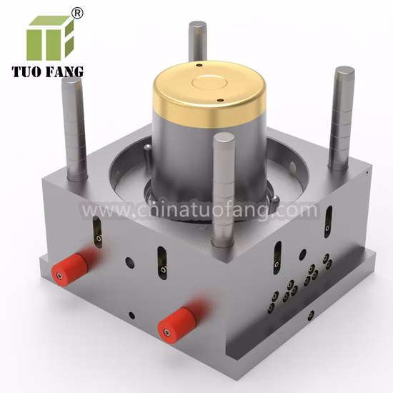 Moule pour deux cavités, moulage par injection de seau de peinture en plastique de 2,2 litres/20 L